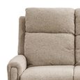 Mayfair Sofa - 3 Seater - Beige - Fabric