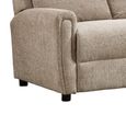 Mayfair Sofa - 3 Seater - Beige - Fabric