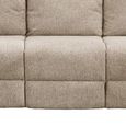 Mayfair Sofa - 3 Seater - Beige - Fabric