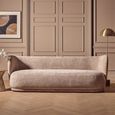 Delray Sofa - 3 Seater - Deep Stone Chenille Fabric