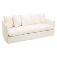 Antibes Sofa - 3 Seater - Cream Fabric