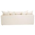 Antibes Sofa - 3 Seater - Cream Fabric