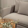 Antibes Sofa - 3 Seater - Grey Fabric