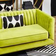 Brasa Sofa - 3 Seater - Green Velvet Fabric
