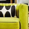 Brasa Sofa - 3 Seater - Green Velvet Fabric