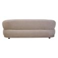 Daphne Sofa - 3 Seater - Taupe Chenille Fabric
