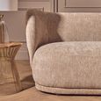 Delray Sofa - 3 Seater - Deep Stone Chenille Fabric