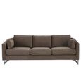 Freda Sofa - 3 Seater - Dark Grey Velvet Fabric
