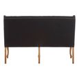 Harrison Sofa - 2 Seater - Black Fabric