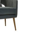 Hendricks Sofa - 2 Seater - Dusky Blue Velvet Fabric