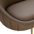 Lagero Sofa - 3 Seater - Brown Faux Leather