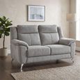 Monroe Sofa - 2 Seater - Ash Grey - Fabric