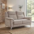 Monroe Sofa - 2 Seater - Fossil - Fabric