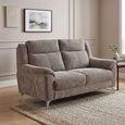 Monroe Sofa - 3 Seater - Stone - Fabric
