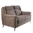 Monroe Sofa - 2 Seater - Stone - Fabric