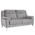 Monroe Sofa - 3 Seater - Ash Grey - Fabric