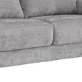 Monroe Sofa - 3 Seater - Ash Grey - Fabric
