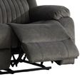 Morgan Manual Recliner Sofa - 2 Seater - Iron - Fabric