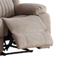 Morgan Manual Recliner Sofa - 2 Seater - Taupe - Fabric