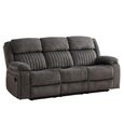 Morgan Manual Recliner Sofa Suite - 3+2 Seater - Iron - Fabric