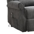 Regency Electric Lift & Tilt Armchair - Dual Motor - Anthracite - Fabric