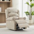 Regency Recliner Armchair - Rabbit - Fabric
