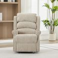 Regency Recliner Armchair - Rabbit - Fabric