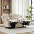 Regency Recliner Sofa - 3 Seater - Rabbit - Fabric