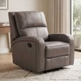 Silverton Recliner Armchair - Taupe - Fabric