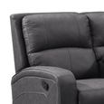 Silverton Recliner Corner Sofa - with Storage Console - Grey - Fabric