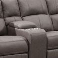 Silverton Recliner Corner Sofa - with Storage Console - Taupe - Fabric