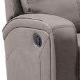 Silverton Recliner Sofa - 2 Seater - Taupe - Fabric