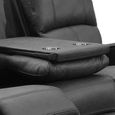 Silverton Recliner Sofa - 3 Seater - with Storage Console - Grey - Fabric