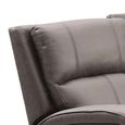 Silverton Recliner Sofa - 3 Seater - with Storage Console - Taupe - Fabric
