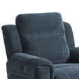 Somerton Recliner Armchair - Dark Grey - Fabric