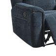 Somerton Recliner Armchair - Dark Grey - Fabric