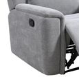 Somerton Recliner Armchair - Light Grey - Fabric