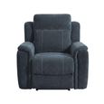 Somerton Recliner Sofa - 3+1+1 Seater - with Storage Console - Dark Grey - Fabric