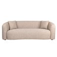 Luxandra Sofa - 3 Seater - Sand - Fabric