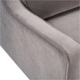 Daffy Sofa - 2 Seater - Stone Grey Velvet - Fabric
