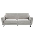 Daffy Sofa Suite - 2.5+2+1 Seater - Greige Linen - Fabric