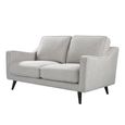 Daffy Sofa Suite - 2.5+2+1 Seater - Greige Linen - Fabric