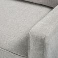 Daffy Sofa - 2.5 Seater - Greige Linen - Fabric
