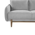 Louie Sofa - 2 Seater - Grey Linen - Fabric