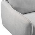Louie Sofa - 3 Seater - Grey Linen - Fabric