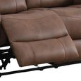Farnham Ultra Electric Recliner Sofa - 2 Seater - Tan - Fabric