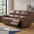 Farnham Ultra Electric Recliner Sofa - 3 Seater - Tan - Fabric