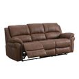 Farnham Ultra Electric Recliner Sofa - 3 Seater - Tan - Fabric