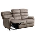 Savoy Electric Recliner Sofa Suite - 3+1+1 Seater - Taupe - Fabric