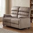 Savoy Sofa - 2 Seater - Taupe - Fabric